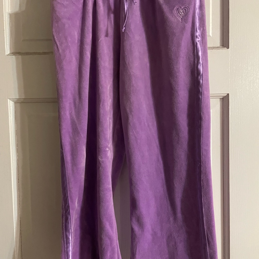 Purple Velour Lounge Pants